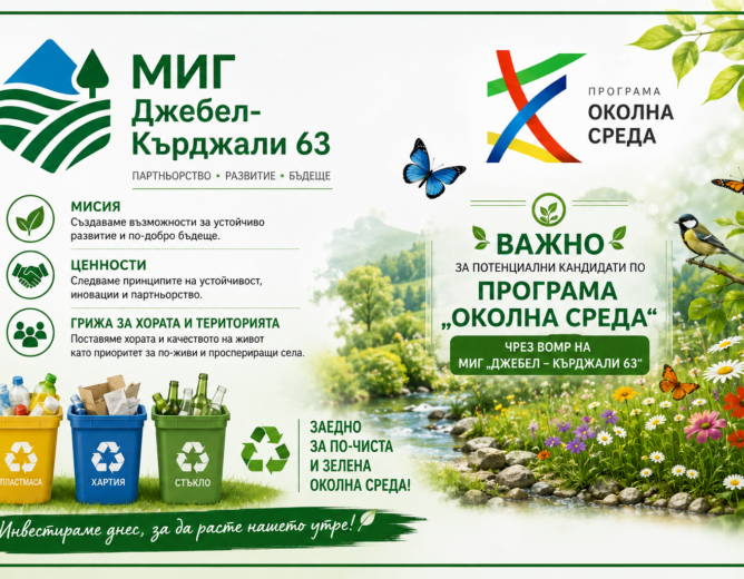 ОТВОРЕНА ЗА КАНДИДАТСТВАНЕ ПРОЦЕДУРА ЗА ПРИЕМ НА ПРОЕКТИ – BG16FFPR002-2.009 – Информационни кампании – „БИТОВИ ОТПАДЪЦИ“